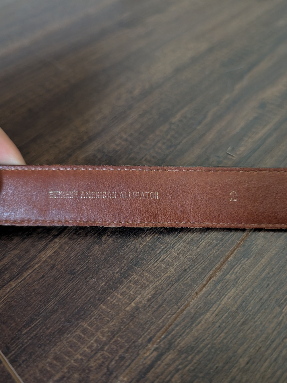 KIESELSTEIN-CORD Chunky 925 Sterling Silver Buckle & Tip Brown Alligator Belt - Picture 11 of 16
